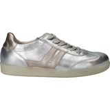 Gabor - Sneakers - Metallic Zilver - Leer - Voetwijdte F