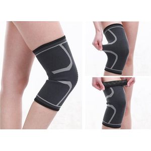 Kniebrace Zwart/Grijs - Large