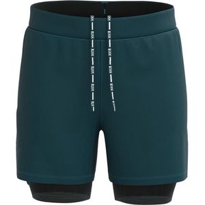 Under Armour Iso-Chill 2in1 Short Heren - Sportbroeken - zwart/groen - Mannen