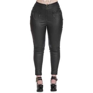 Banned - Chaos Couture With Handcuffs Skinny fit broek - M - Zwart