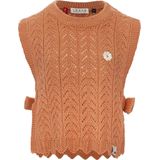 Looxs Revolution 2401-7004 Truien & Vesten Meisjes - Sweater - Hoodie - Vest- Camel - Maat 116/122