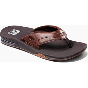 Reef Fanning Leather Lux Espresso - Heren Slippers - CI8085 - Maat 45