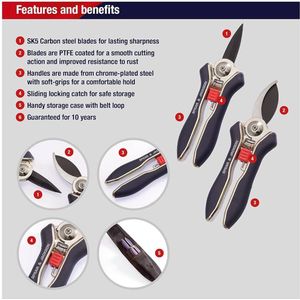 Minisnoeischaar set - Koolstofstaal - Roestbestendig - 2 stuks