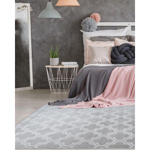 Tijdloze Moderne Vloerkleed met Subtiele Glans en Antislip Functie 120x170 cm