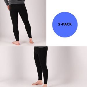 Morethansocks - Thermolegging heren - Maat M t/m XXL - 2-Pack - thermokleding heren - thermo onder legging - legging thermo