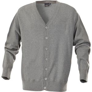 James Harvest CARDIGAN KNOWVILLE 2112501 - Grijs Mêlee - XL