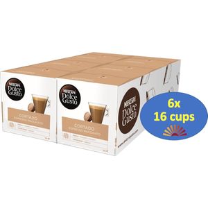 Nescafé Dolce Gusto Cortado Espresso Macchiato capsules -6x16 cups = 96 koffiecups