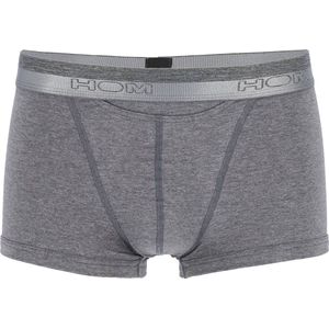 HOM HO1 boxer briefs (1-pack) - heren boxer kort met horizontale gulp - antraciet - Maat: XXL