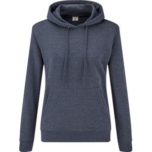 Fruit of the Loom - Lady-Fit Classic Hoodie - Donkergrijs - L