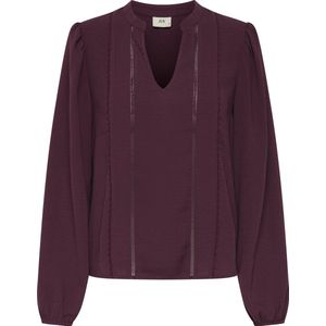 Jacqueline de Yong - Jdyrachel Life - Blouse - Maroon Banner - V-hals