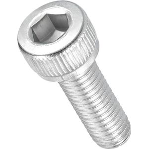 JHubers Goods - - Zeskantige cilinderkopschroeven 30 stuks [M5-0,8 x 14 mm] van roestvrij staal 304- Volledige schroefdraad Allen Drive voor 3D-printer ventilator koeling, zilver