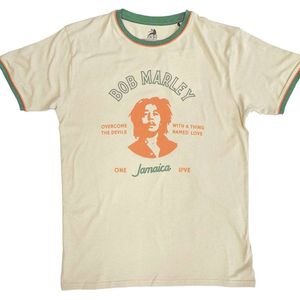 Bob Marley - Thing Called Love - T-shirt - Crème - 60% Katoen, 40% Polyester