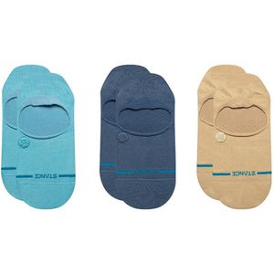 Stance - Footies - Blauw & Beige - 3-pack - Unisex