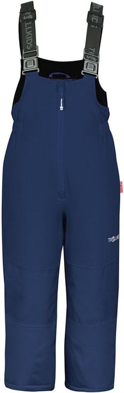 Trollkids - Nordkapp Pants - Skibroek - Blauw - Waterdicht, Isolerend, Fietsbroek met Bretels