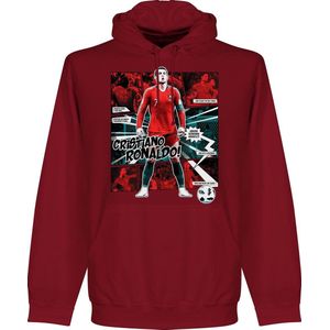 Ronaldo Portugal Comic Hoodie - Paars  - M