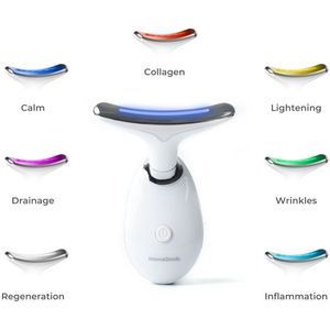 Elektrische Verstevigende Gezichts- en Nekmassage met LED, EMS en Warmte Selora InnovaGoods