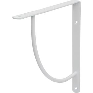 Duraline Swing Alpine - Plankdrager - Wit - Metaal - afm. 24 x 24 cm