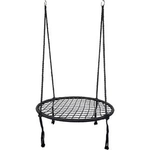 Hangstoel zwart 80 cm diameter tot 150 kg