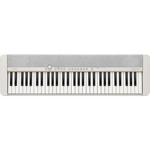 Casio CT-S1 WE - Beginners Keyboard - 5 octaven - incl adapter - Wit