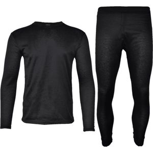 Heren thermo onderkleding setje XL zwart
