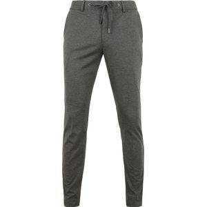 Suitable - Pantalon Jersey Antraciet - Heren - Maat 52 - Slim-fit