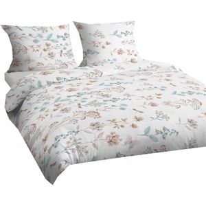 Flanellen Dekbedovertrek Set 160x200cm - Warm & Zacht