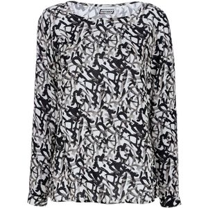 Alba Moda Druckbluse Druckbluse mit grafischem Dessin