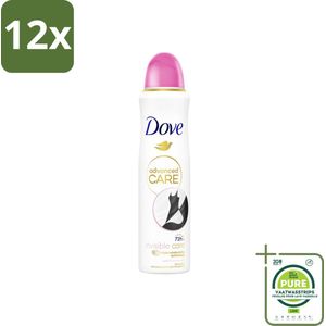 Dove – Deodorant Spray – Invisible Care – 150 ml - Voordeelverpakking - 12 stuks - Anti-transpirant - Deodorant spray