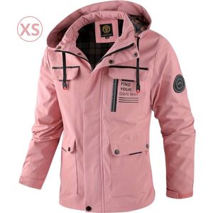 Bovista Winterjas Voor Heren - Parka - Winter - Jas - Volwassen - Roze - Maat XS