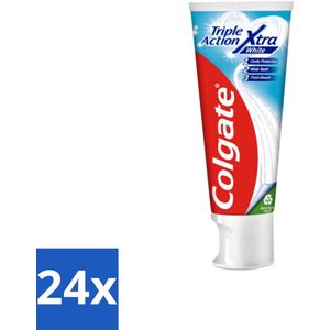 Colgate - Triple Action Whitening - Tandpasta - 75ml - Voordeelverpakking - 24 stuks