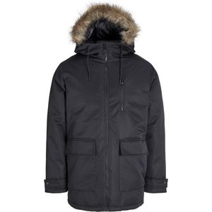 JACK&JONES - JJCHARLIE - Parka - Heren - Afneembare Capuchon met Imitatiebont Rand