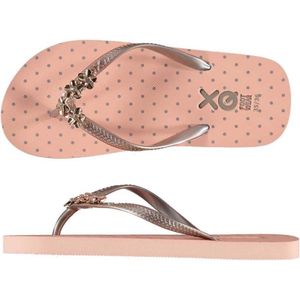 Xq Footwear Teenslippers Meisjes Roze/groen Maat 19-20