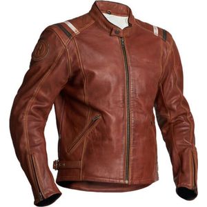 Halvarssons Leather Jacket Skalltorp Cognac 54 - Maat - Jas
