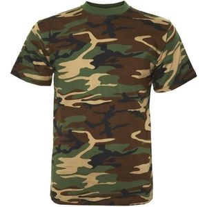 Fostex Garments - T-shirt Fostee camo (kleur: Woodland / maat: XXL)