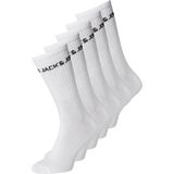 JACK&JONES JUNIOR JACBASIC LOGO TENNISSOCK 5 PACK NOOS JNR Jongens Sokken - Maat 38/43