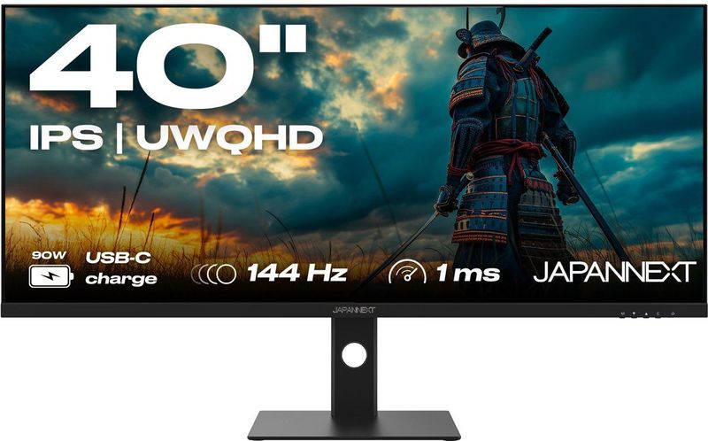 JAPANNEXT - JN-IPS401UWQHD144-C90W - Gaming Monitor - 40 inch - UWQHD - 144Hz - 1ms - G-Sync/FreeSync
