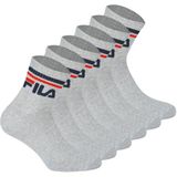Fila quarter sokken 6-pack uni grijs grijs 43-46