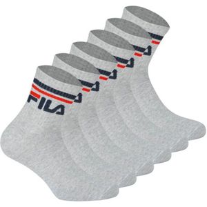 Fila quarter sokken 6-pack uni grijs grijs 43-46