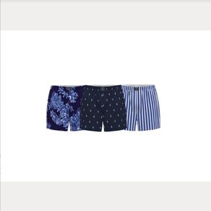 POLO RALPH LAUREN-COTTON BOXER 3-PACK - L
