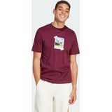 adidas Sportswear All Day I Dream About... Graphic T-shirt - Heren - Bordeaux- S