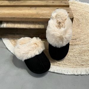Cozy pantoffels zwart 37 / Zwart