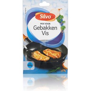 Silvo® | 10 x mix voor gebakken vis 22 gram | voordeelverpakking | viskruiden | 1 zakje voor 600 gram vis