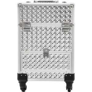 Benelux Select Make Up Koffer – Makeup Koffer – Make Up Trolley – Make Up Organizer – 7 Delen – Met Sleutels – Tot 20 kg - 34 x 25 x 47 cm