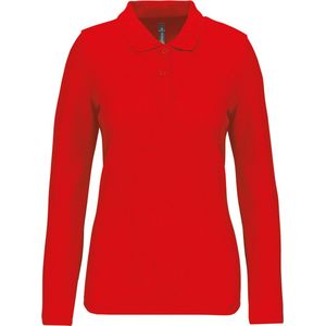 WK. Designed To Work Damespolo lange mouwen WK277 - Red - XS