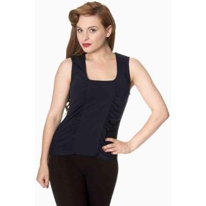 Dancing Days Mouwloze top -XS- HEAD OVER HEELS Blauw