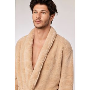 Woody Heren kamerjas beige - maat S
