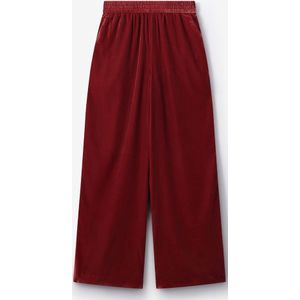 Sissy-Boy - Rode velvet wide leg broek