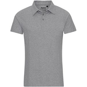 Neutral - Recycled Polo Katoen - Grey Melange maat XS