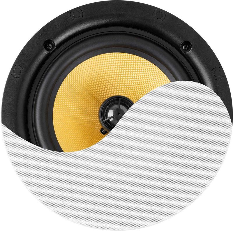 Power Dynamics KVCS8 HQ plafond speaker - IP44 buitenspeaker - Inbouw speaker 8 inch - Wit