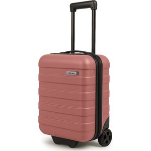 CabinMax Handbagage Trolley 24L – 40x30x20 cm – Wizz Air / Ryanair – Lichtgewicht Reiskoffer – Onderstoel Formaat – Roségoud